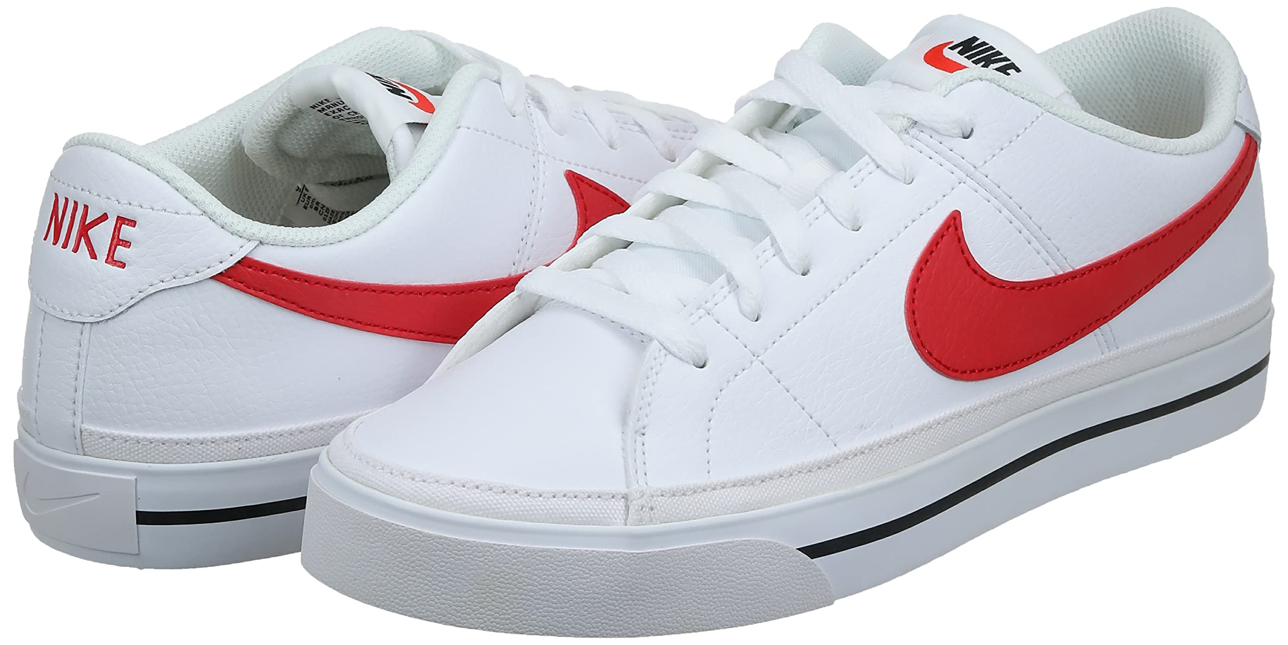 Nike Mens Court Legacy NN White / University Red Size 11.5 Amazon.com: Nike Court Legacy NN - Zapatos unisex talla 11  main image 3