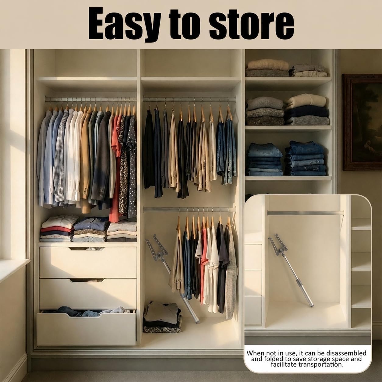 Cap and Gown Display Stand 29-57 inch Adjustable Shirt Display Stand