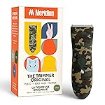 MERIDIAN The Trimmer Original - Body Hair Trimmer for Men, Electric Shaver for Pubic Hair, Chest, Legs & Bikini, Waterproof & Rechargeable Forest