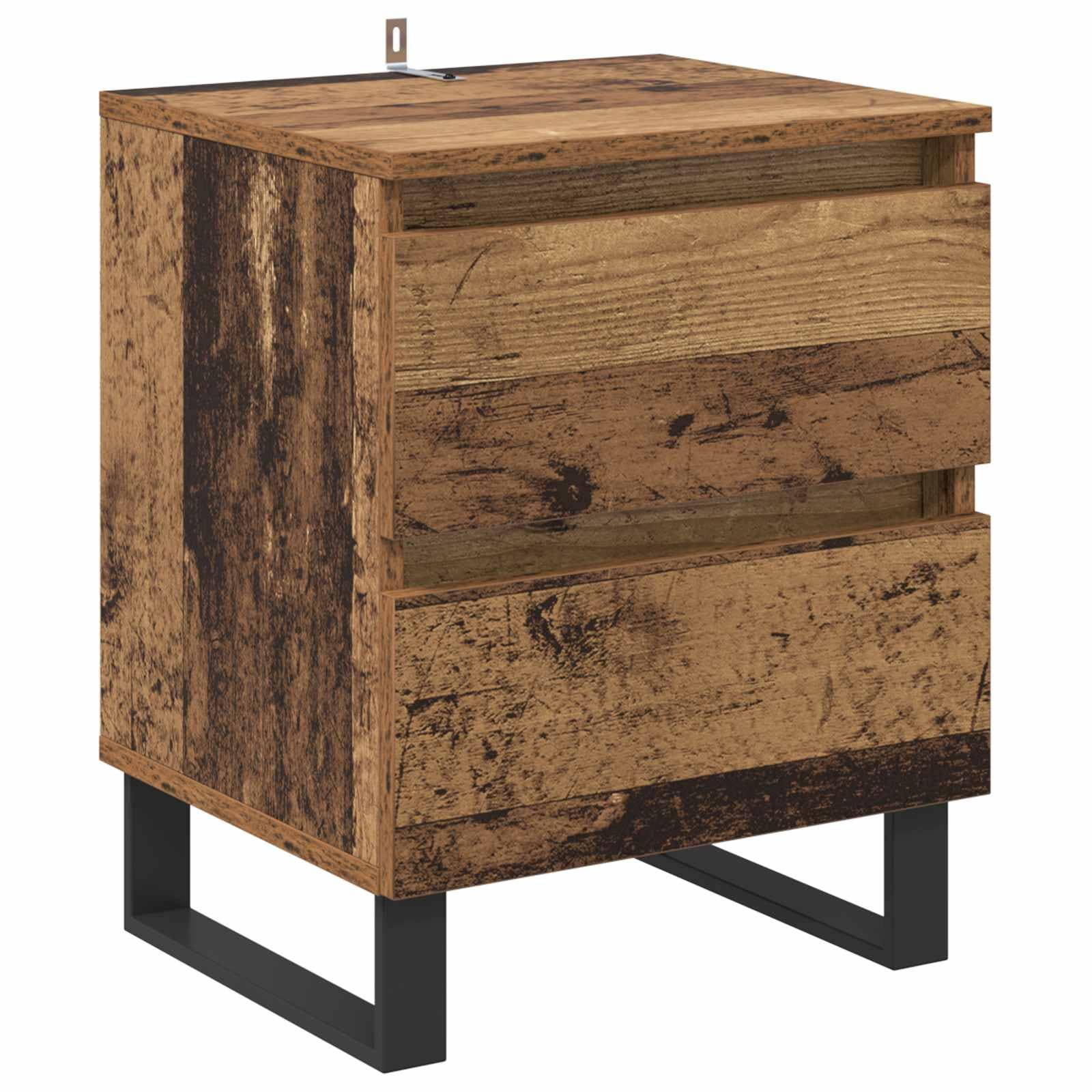 vidaXL Szafka Nocna 2 szt. Stare drewno 40 x 35 x 50 cm