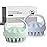 Sndyi 2 PCS Scalp Massager Shampoo Brush, Scalp Scrubber with Soft Silicone Bristles, Scalp Exfoliator for Dandruff Removal, Scalp Massager for Hair Growth, Wet Dry Hair Brush for Scalp Care