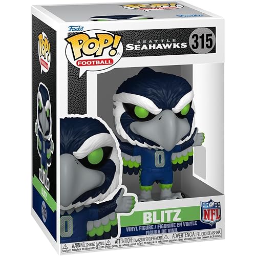 Funko Pop! NFL: Seahawks - Blitz - NFL Mascots and Marks - Collectable Vinyl Figure - Gift Idea - Official Merchandise - Toys for Kids & Adults - Sports Fans - Model Figure for Collectors and Display