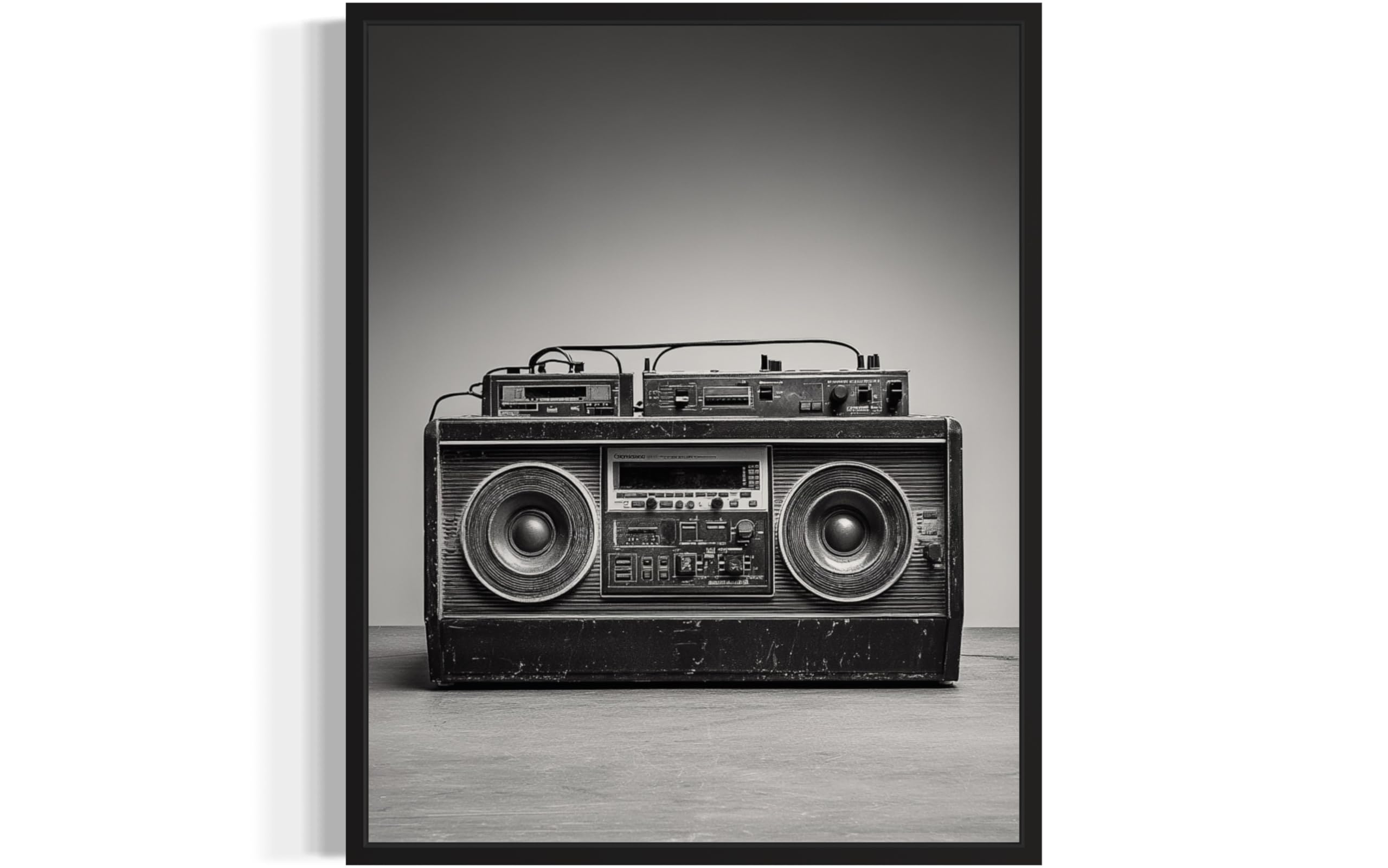 Amazon.com: Boombox Unframed Art Music Poster - Musical