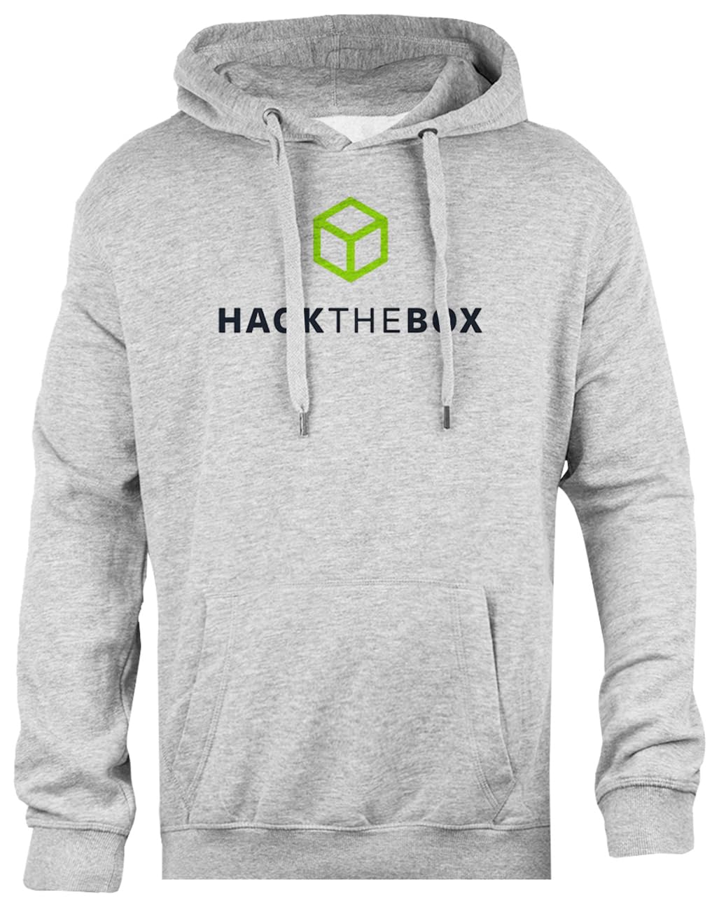 Hack The Box Felpa con Cappuccio Regolare Unisex Grigia