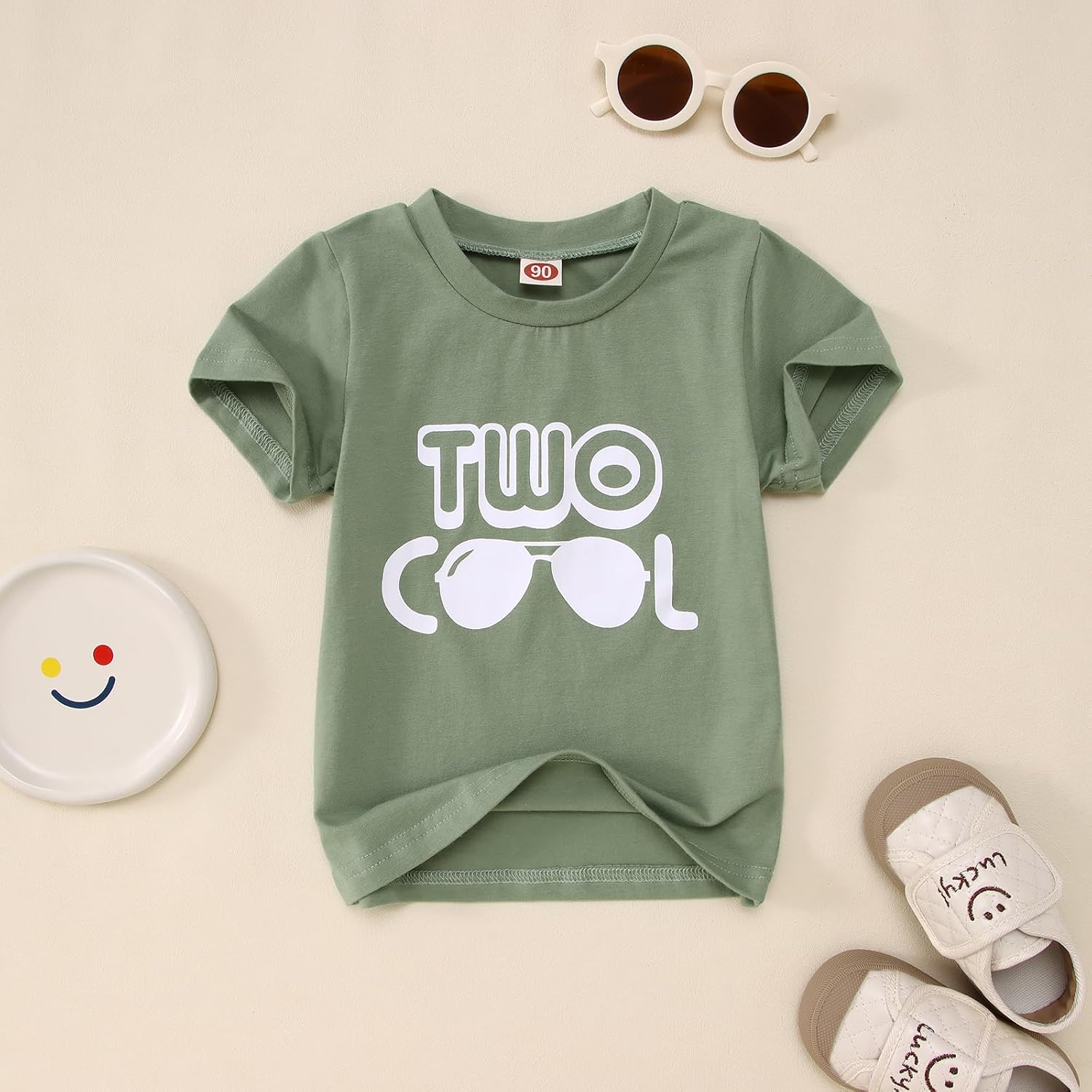 Two Cool 2nd Birthday Shirt 2 Year Old Boy Second Birthday T-Shirt Bday Party Gift Funny Short Sleeve Tee Tops - Image 3
