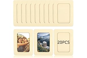 20 PCS Unfinished Wooden Picture Frames for 4x6 Photos