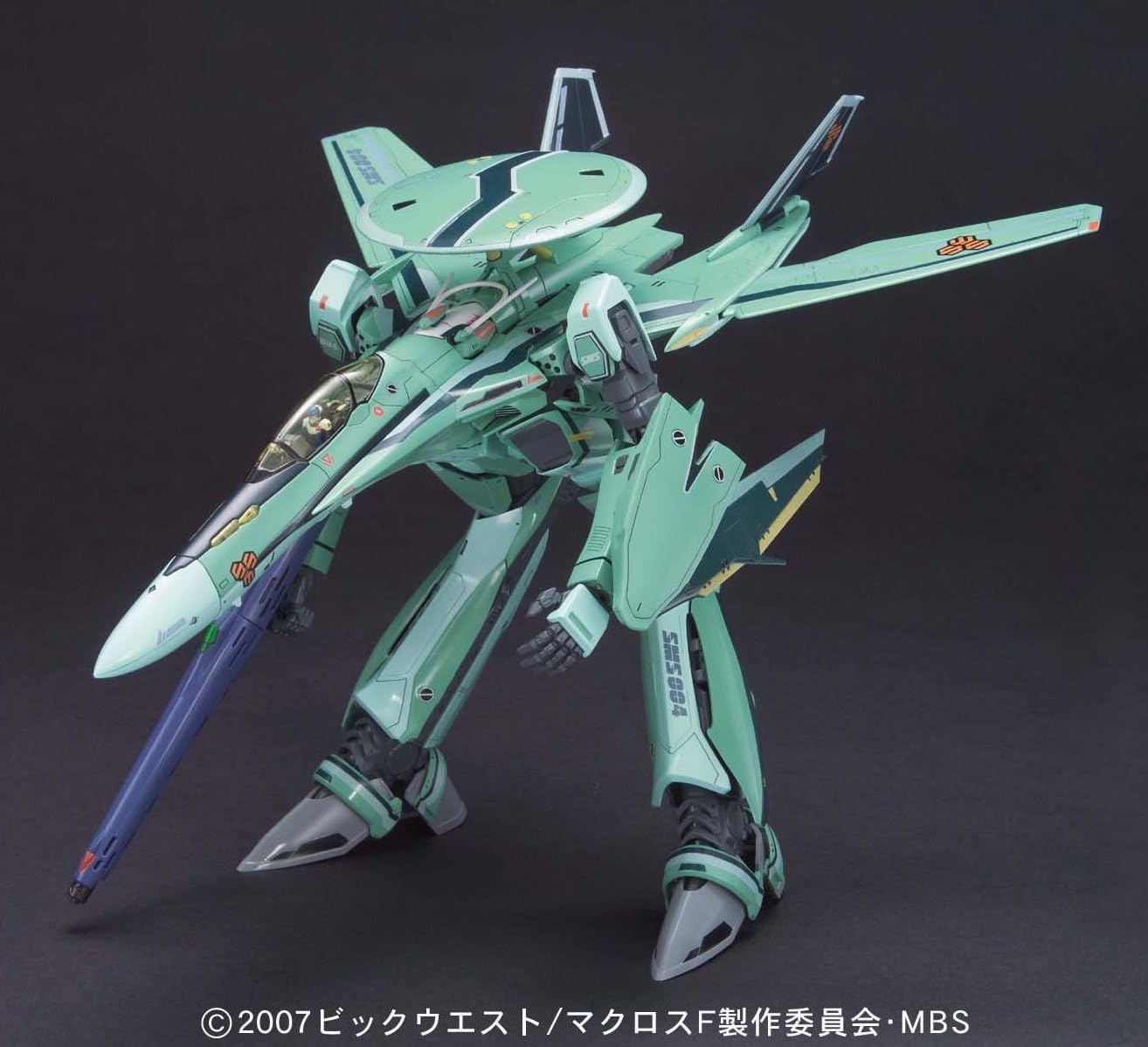 Macross Bandai Transformable Model Kit 1/72 Scale RVF-25 Messiah Valkyrie Luca Custom with Ghost