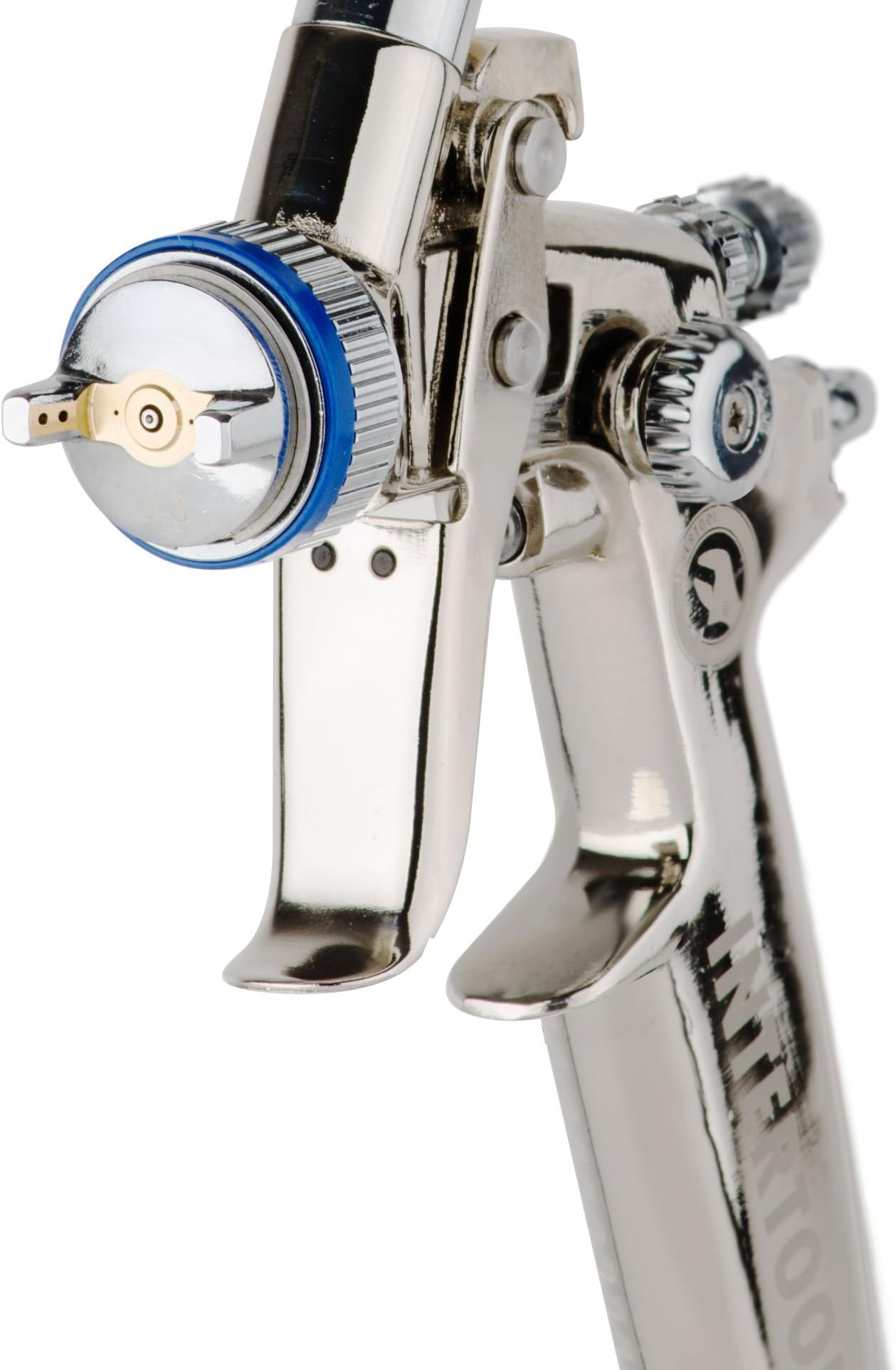 INTERTOOL HVLP Professional Gravity Feed Mini Air Spray Gun 0.8 mm Nozzle Size 250 cc Plastic Cup PT-0128