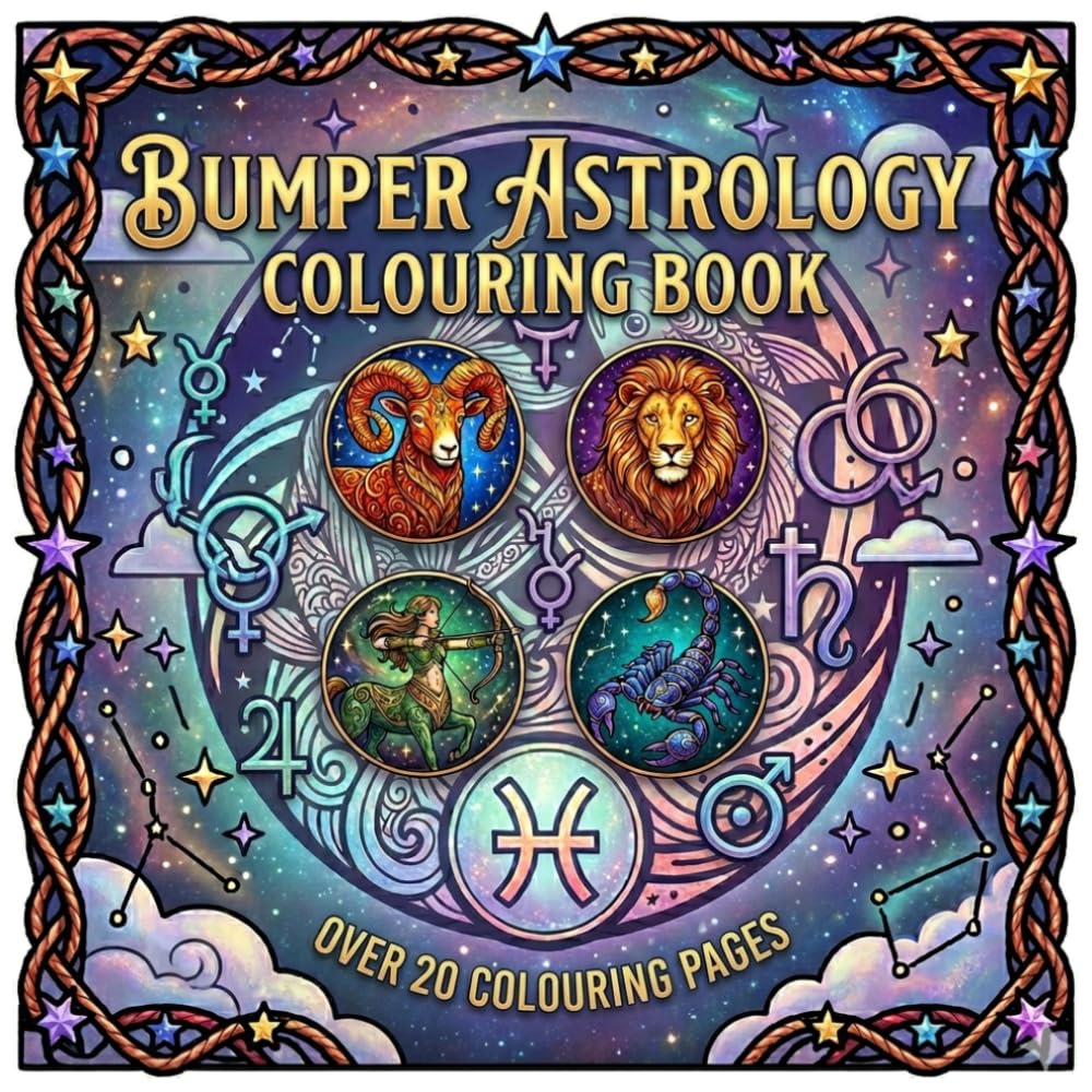 Bumper Astrology Colouring Book: Over 20 Colouring Pages