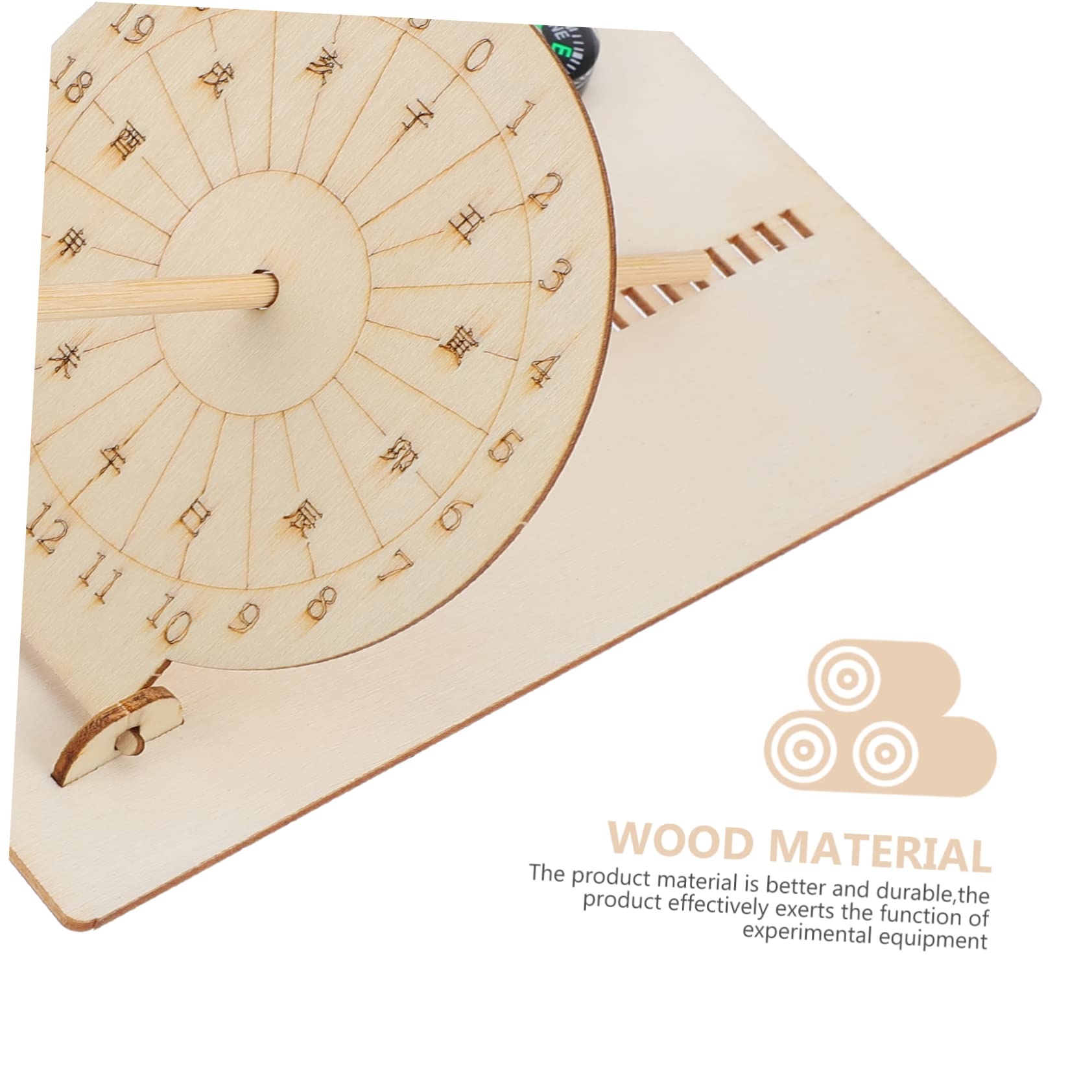 MAGICLULU 2 Sets DIY Scientific Sundial Clock Model Educational for Learn with Sun Shadows Easy to Assemble for Home Experiments and Science Projects