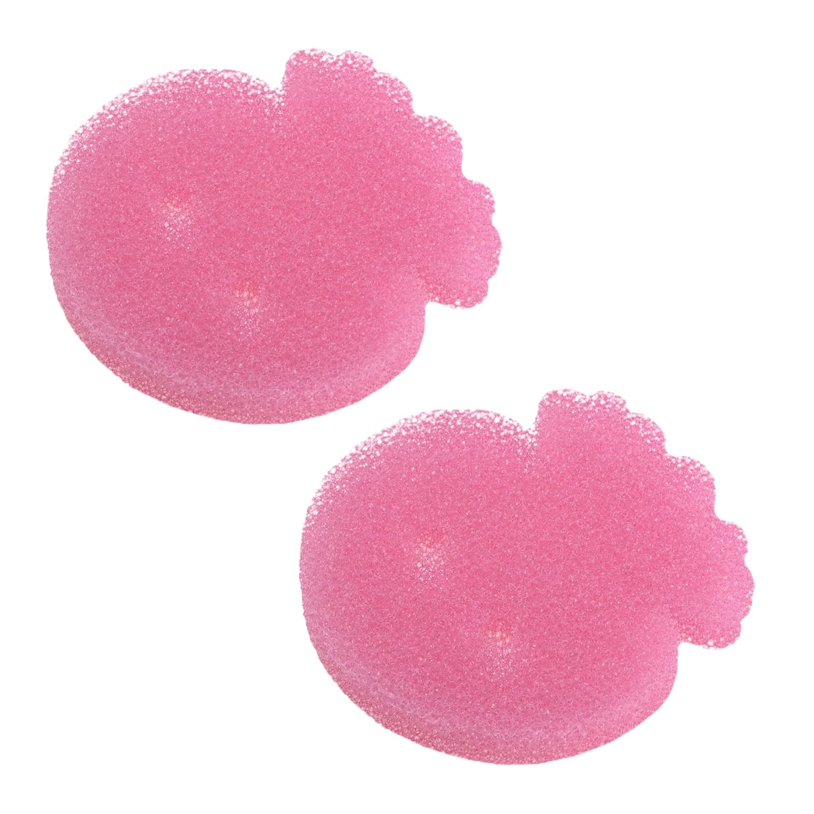 M METERXITY 20-Pack Hot Tub Scum Absorber, 10x10 Cm/3.9x3.9 Inch Sponge Jellyfish Pattern Scum Balls for Spa, Bathtub and Swimming Pool to Soak Up Oils Bathtub Accessories [Pink]
