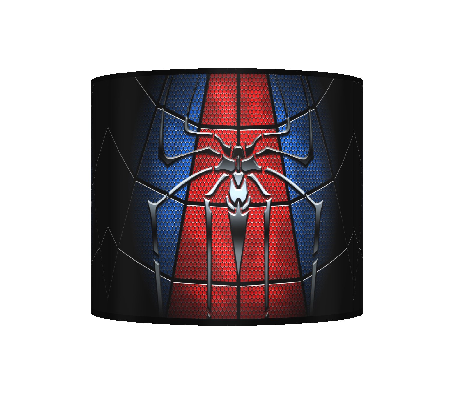 Spiderman - Ceiling LAMPSHADE - 10" Drum - Boys Bedroom LAMP Shade