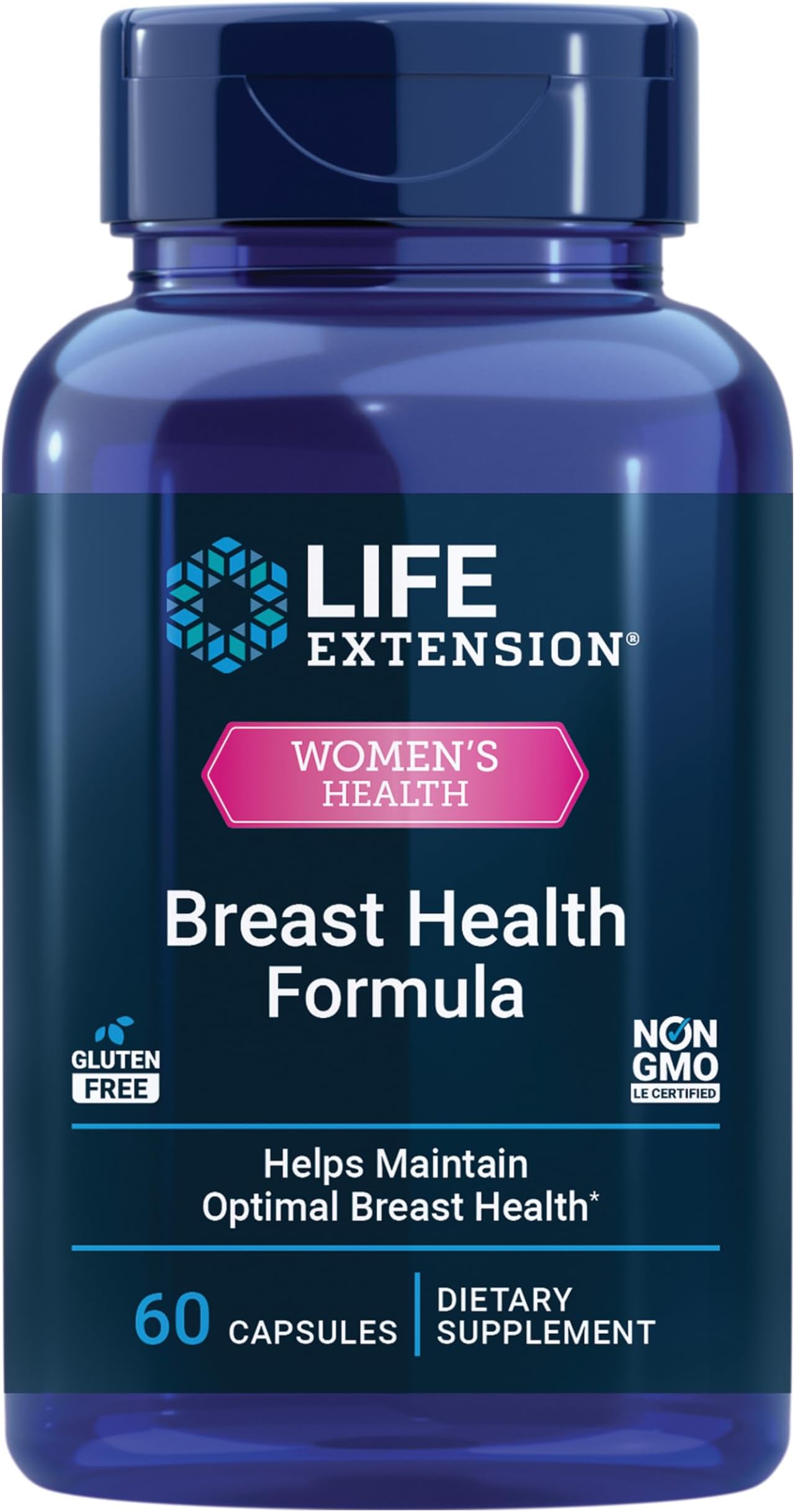 Life Extension Breast Health Formula 60 Vegetarian Capsules