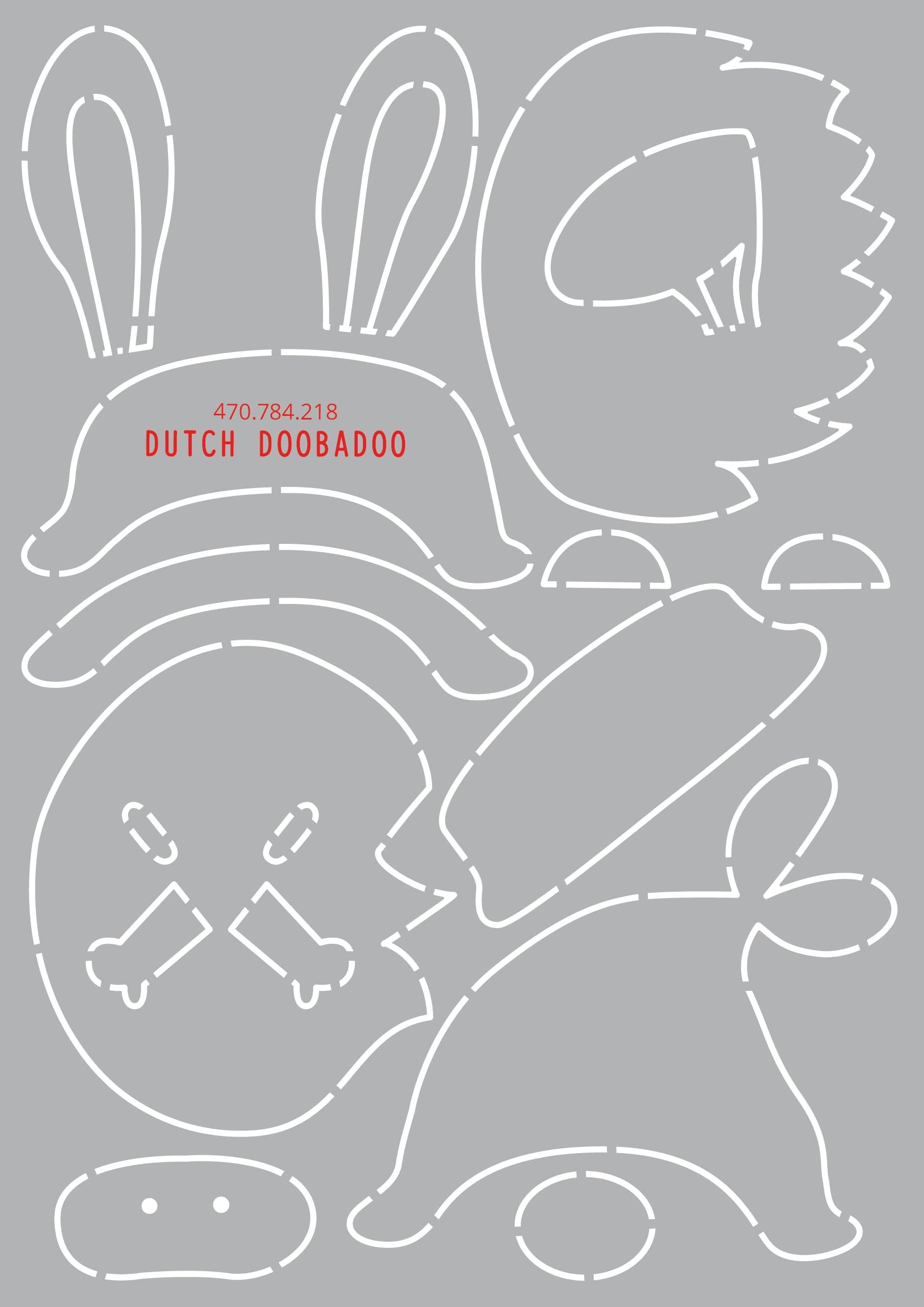 Dutch Dobadoo DDBD Build Up Bunny Gnome A5