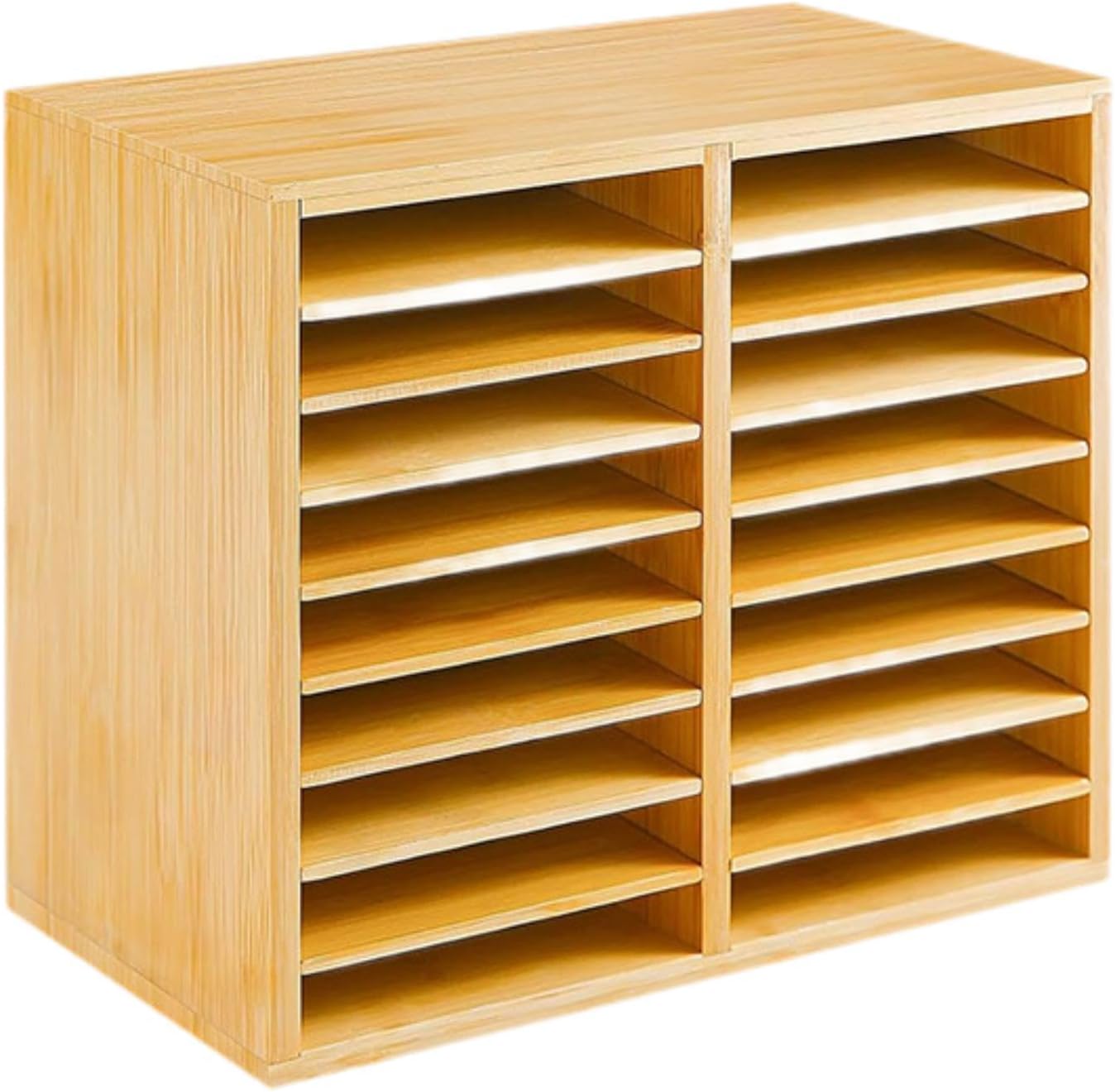 Bamboo Marker Organizer, Colored Pencil Holder, Brush Storage, Space Saving