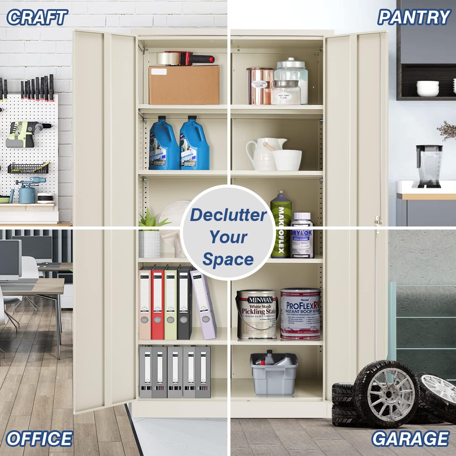 Buy Superday Locking Metal 72×36×18, Tall Storage with