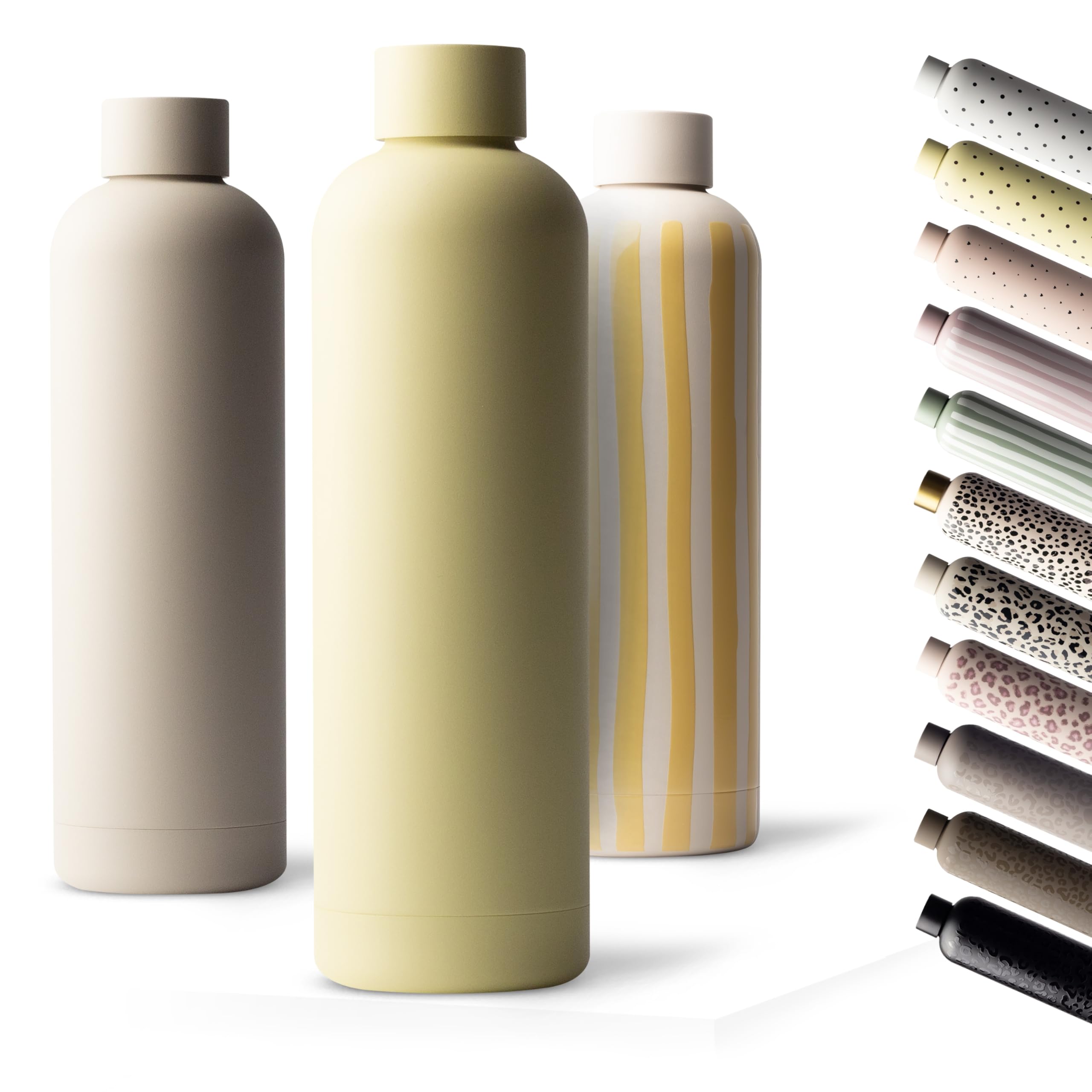 MAMEIDO Insulated Water Bottle 750 ml (Lemon Tart) — image 1