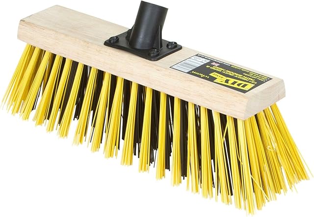 Wham Stiff Bristle Outdoor Farm Yard Driveway Broom Brush Sweeping Head 13"