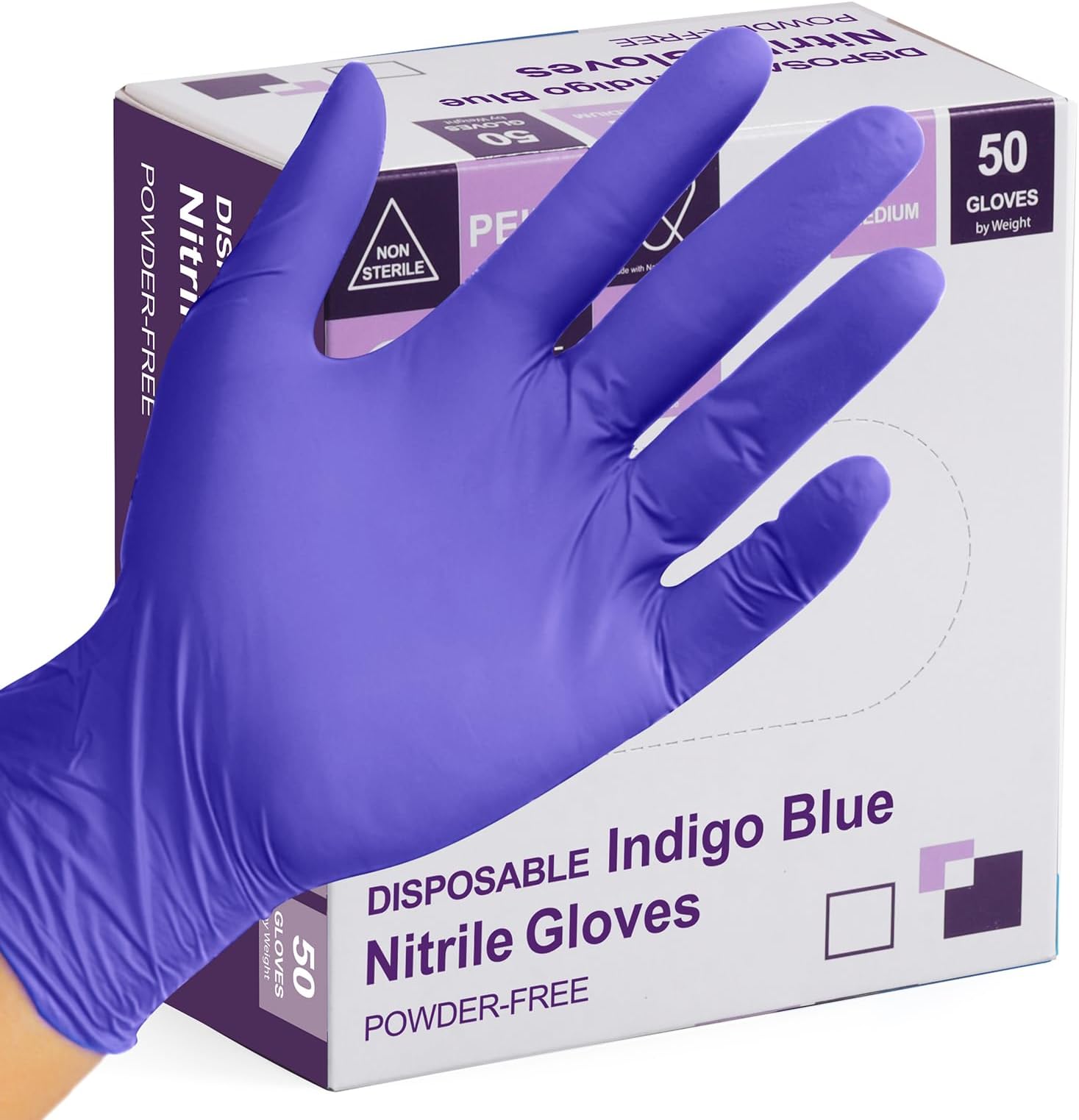 PElPU Nitrile Gloves, Disposable cleaning, Powder Free, Latex Free, Non-Sterile Protective Gloves