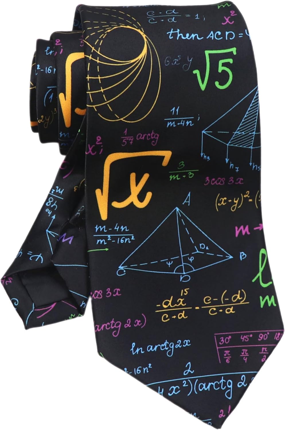Secdtie Men's Printed Ties Designer Tie for Men Fashion Funny Neckties for Holiday Party