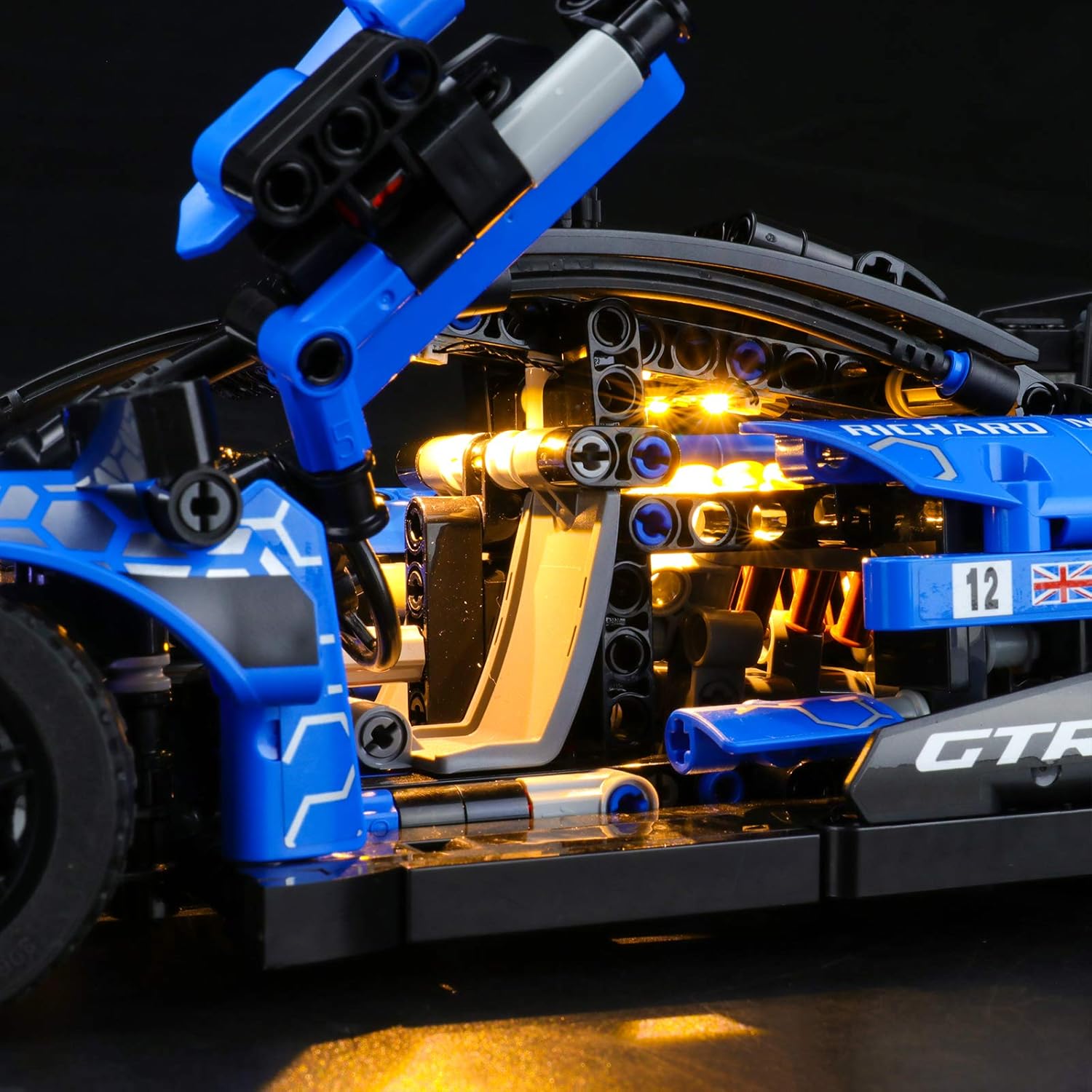 BRIKSMAX Led Lighting Kit for McLaren Senna GTR - Compatible with Lego 42123 Building Blocks Model- Not Include The Lego Set