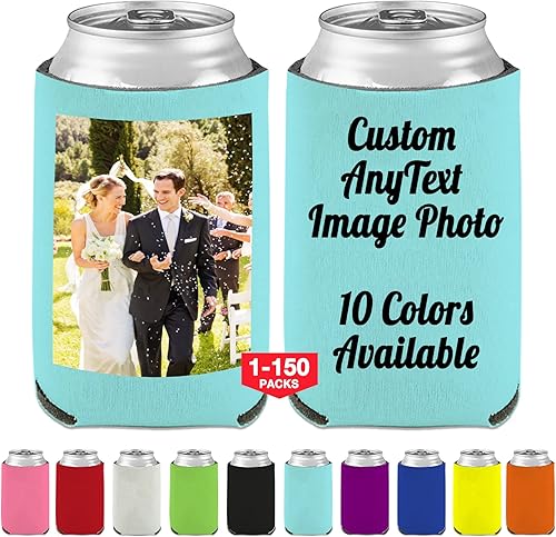 Miniatura 15 de Hasta 150 fundas personalizadas para latas, enfriador de cerveza a granel, enfriador de latas personalizado, soporte para botellas de bebidas