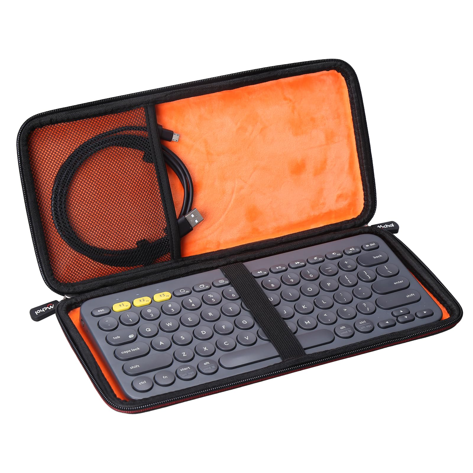 Mchoi Hard Travel Storage Case Compatible with Logitech K380/K810/K811 Multi-Device Bluetooth Keyboard & Accessories, Case Only
