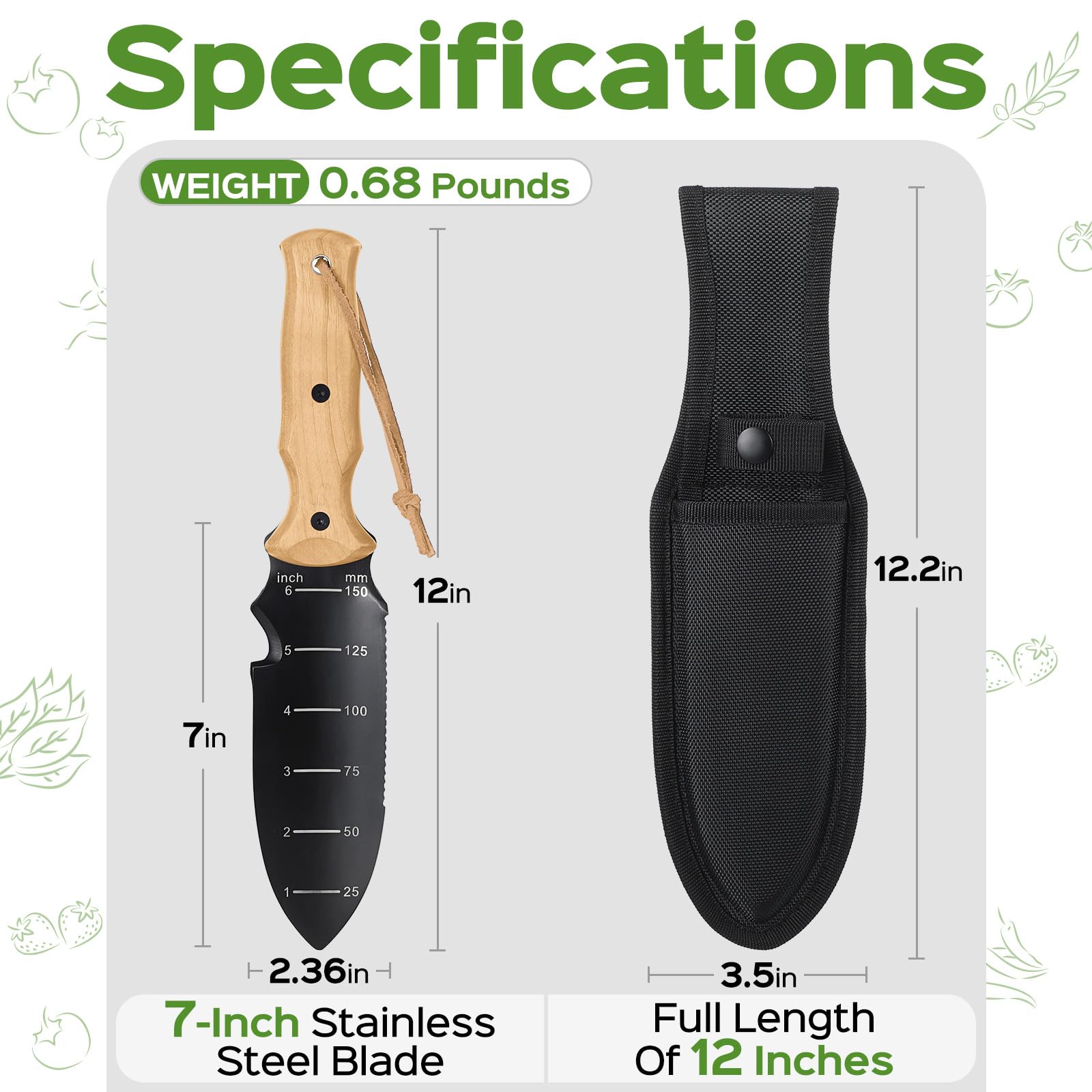 Garden Trowel & Knife - Gifts for Mom -9 Garden Trowel & Knife - Gifts for Mom -9