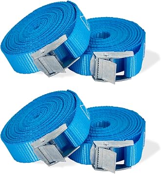 ABRO Lashing Straps with Cam Buckles 1 in 13 ft