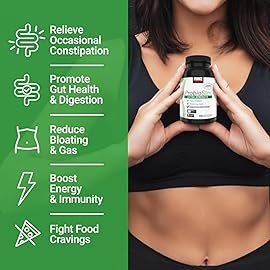 Force Factor ProbioSlim Extra Strength Probiotic Supplement for Women and Men with 30 Billion CFUs and Green Tea Extract for Gut Health Support, Bloating and Gas Relief, 120 Count (Pack of 3)