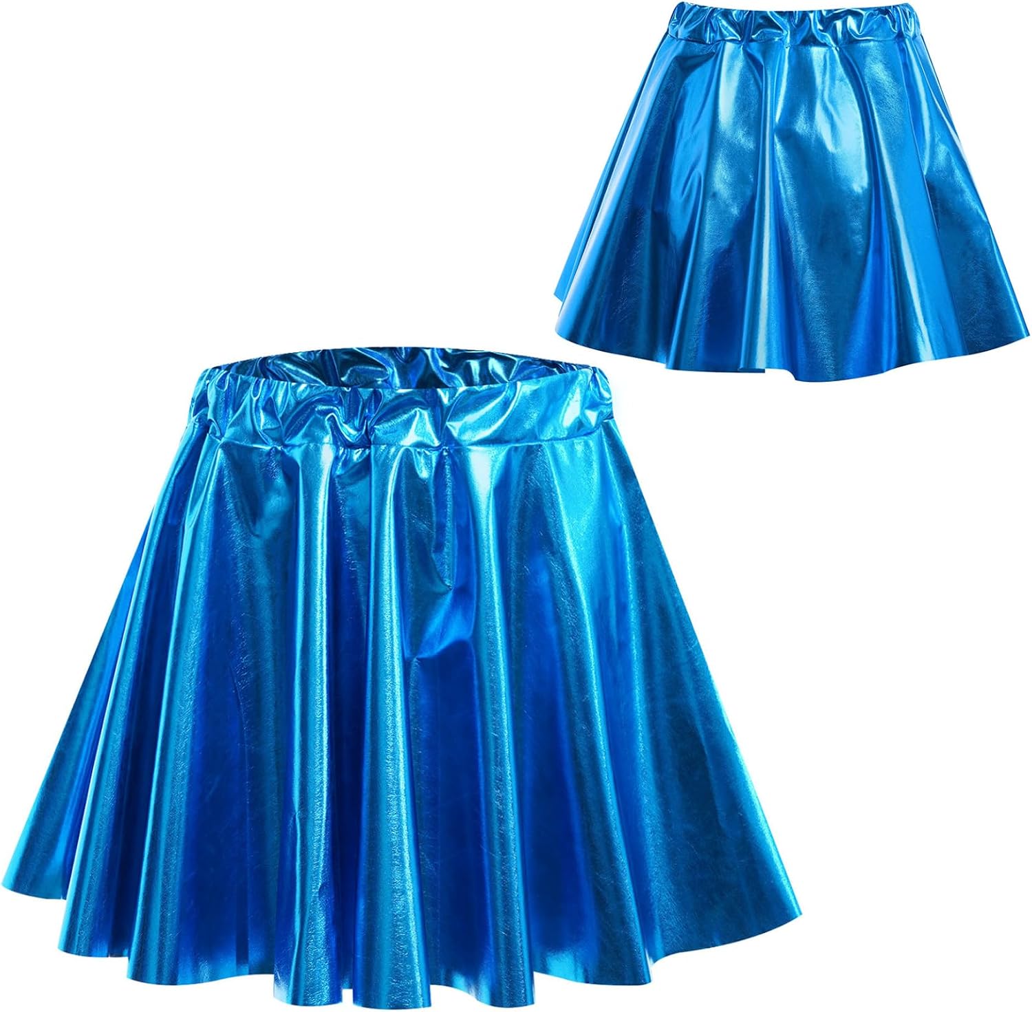 Loyan Kids Girls School Pleated Mini Skater Skirt Athletic Dancewear Flared Tennis Dance Skirts