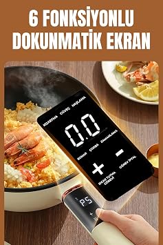 ROBO Double Deck Digital Electric Automatic Cooker Cookware 4.5 Liter 32 Cm