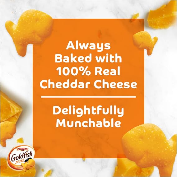 Pepperidge Farm Multipack Goldfish Crackers, Cheddar, (Pack of 9) by Pepperidge Farm