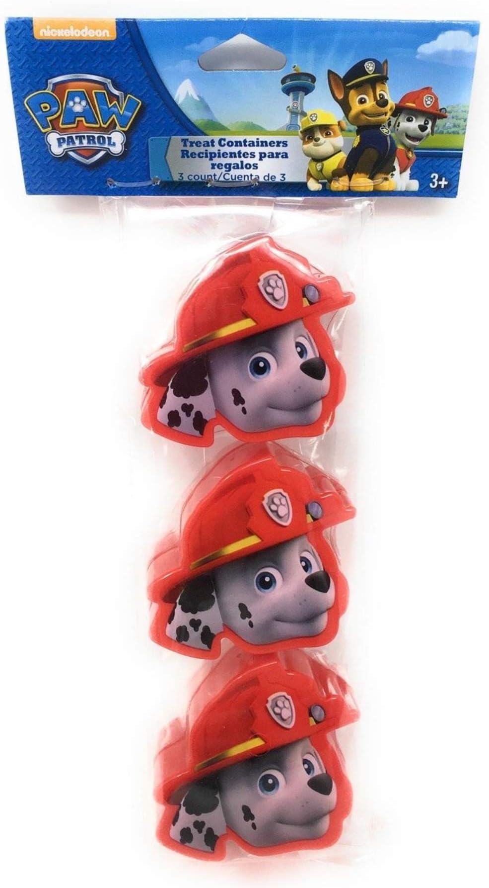 Namaste goods Paw Patrol Marshall 3 Count Figural Easter Egg Treat Containers