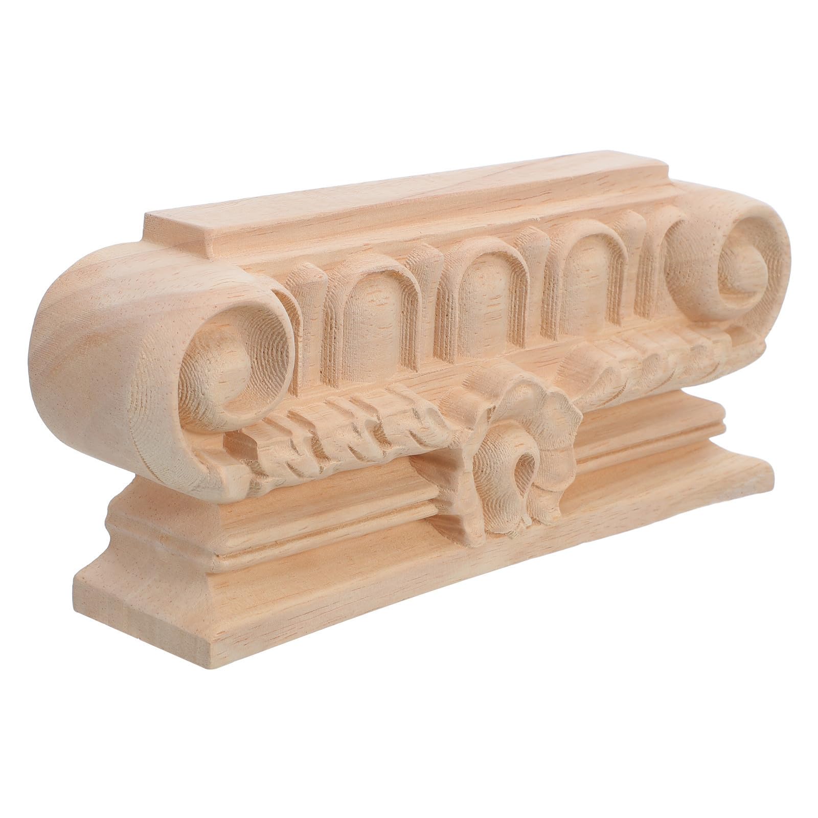 Support de colonne en bois sculpté Healvian pour sublimer votre rénovation de salon