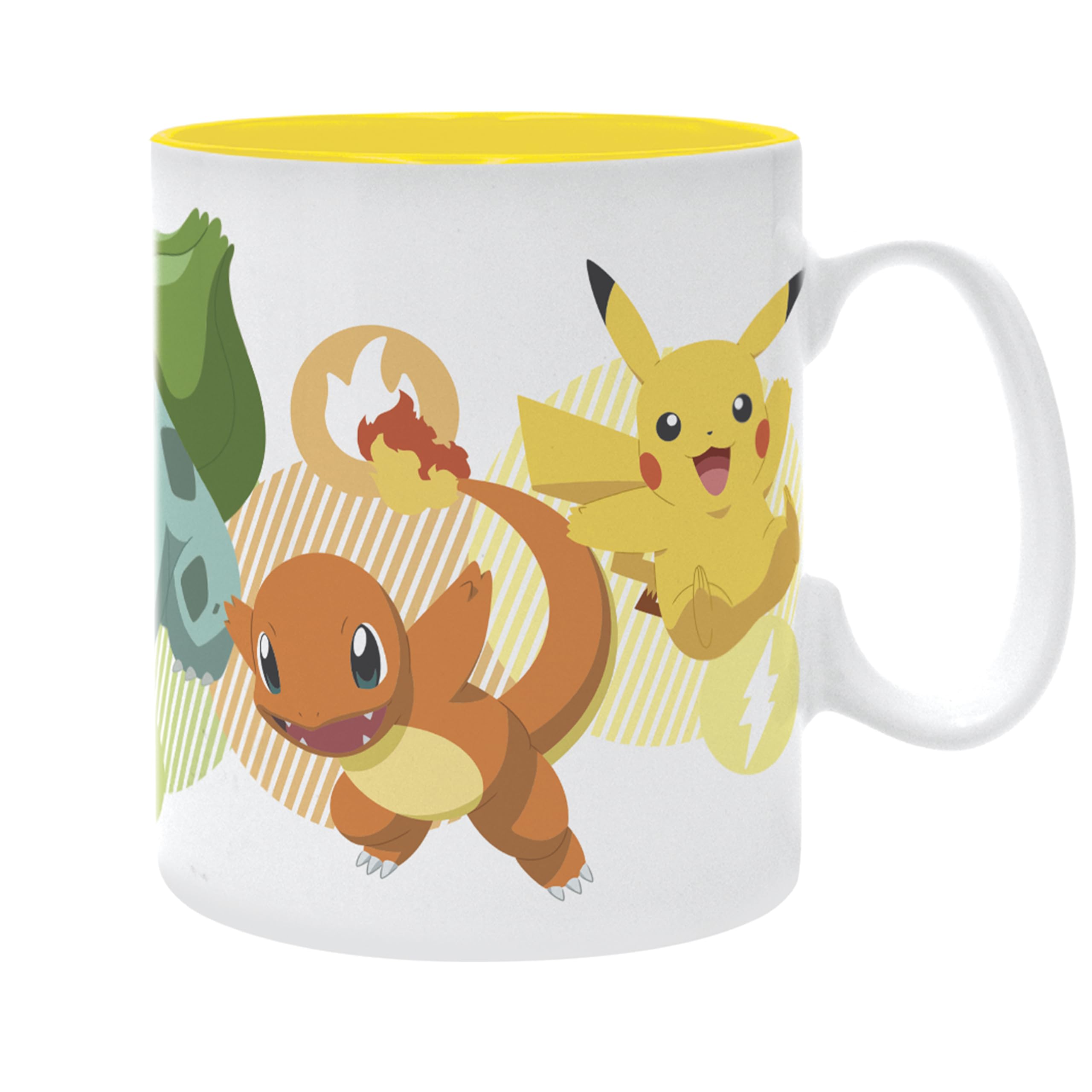 Abystyle Multicolored Pokemon Mug – 460 Ml – Pikachu And Starters – Subli – Box