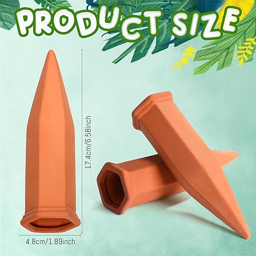 Miniatura 9 de Estacas de riego para plantas con puntas de botella de riego automático, sistemas de riego para plantas de interior y exterior, hogar y oficina (6