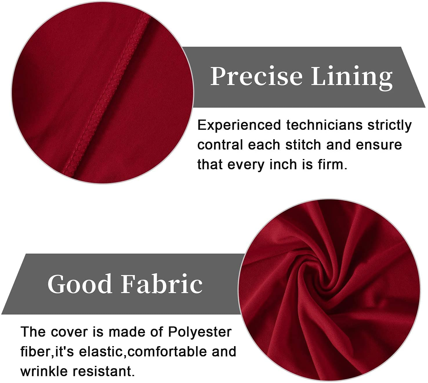 ChenQuanSarl-Nappe Extensible Rectangulaire De 1,8 M En Elasthanne Protection De Table Pliable Pour Table De Mariage Bar Banquet Ou Fete