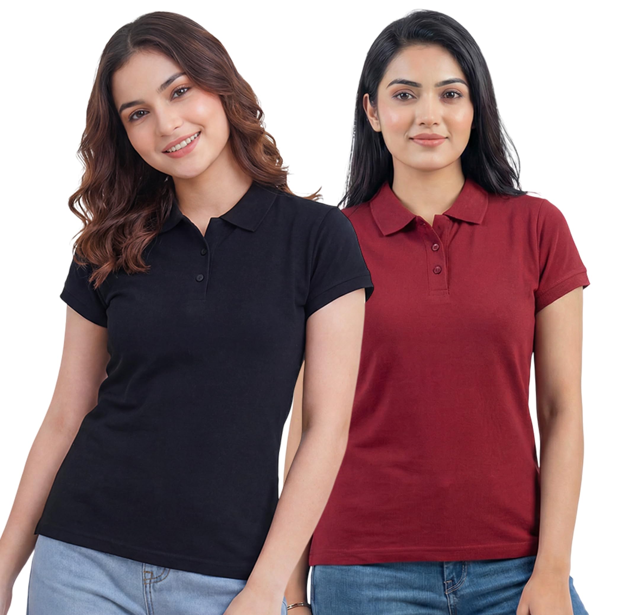 WYO Polo T Shirt for Women Combo Tops | Collar Tshirt