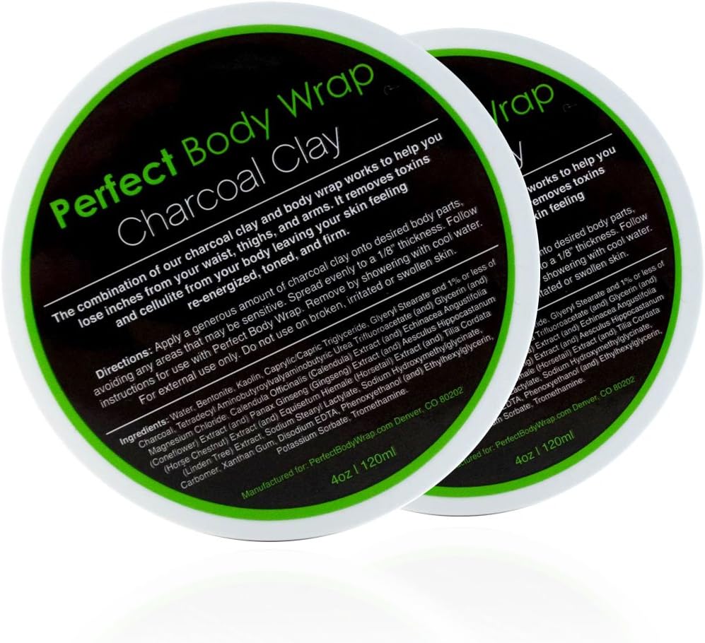 2 Jars of Detoxifying Charcoal Clay