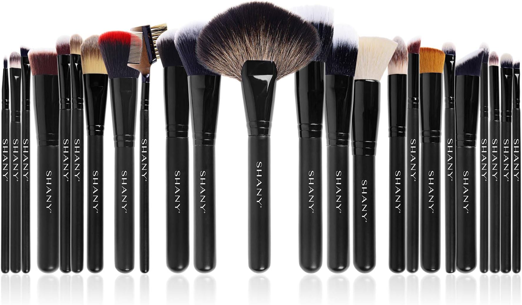 - Makeup Brushes The Masterpiece Pro Signature Makeup Brush Set - Foundation Powder Concealers Eye Shadow brushes, Synthetic Bristle with Wooden handles, Premium Gift Packaging - 24pcs