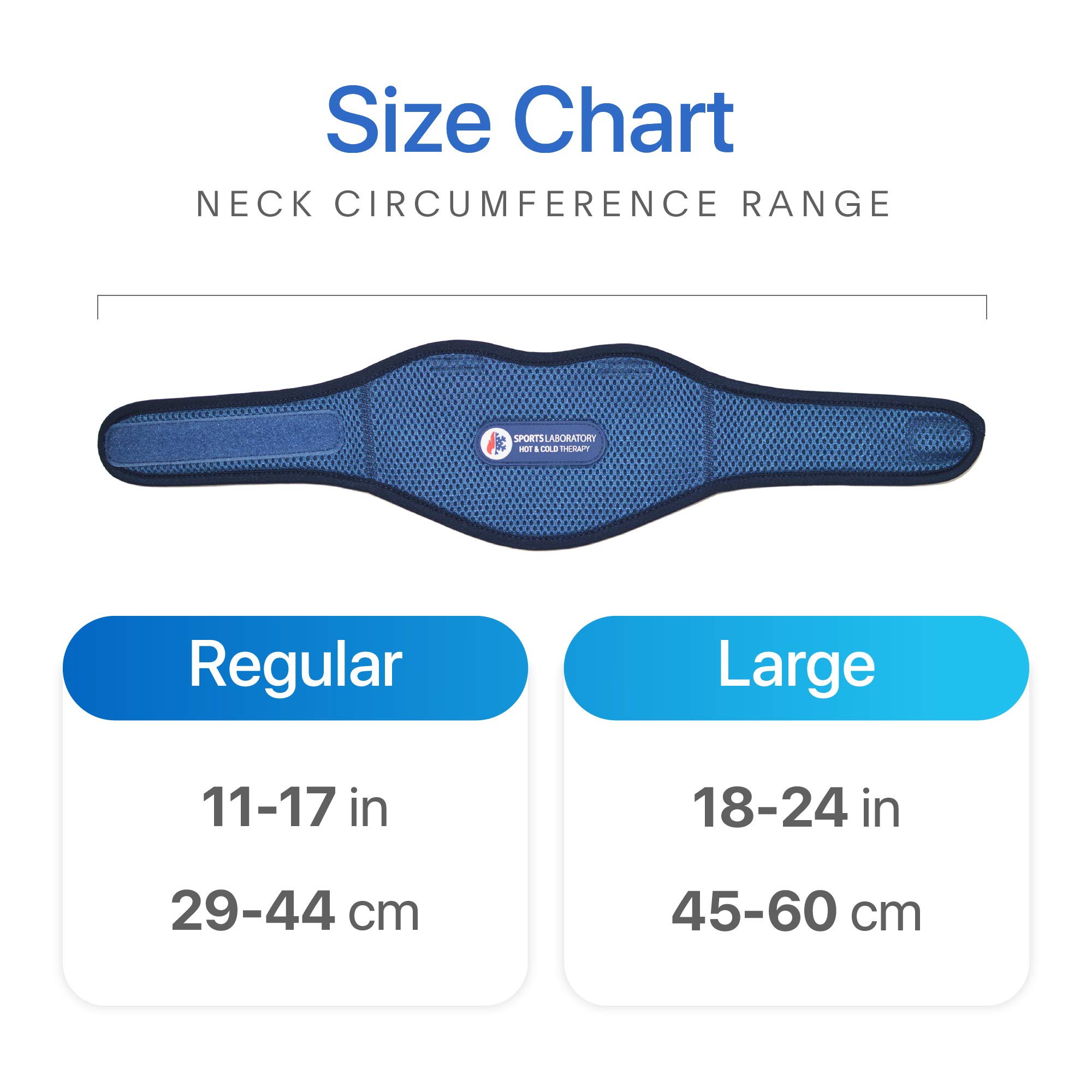 (Regular (28cm 43cm )) Sports Laboratory Neck Support Brace PRO+