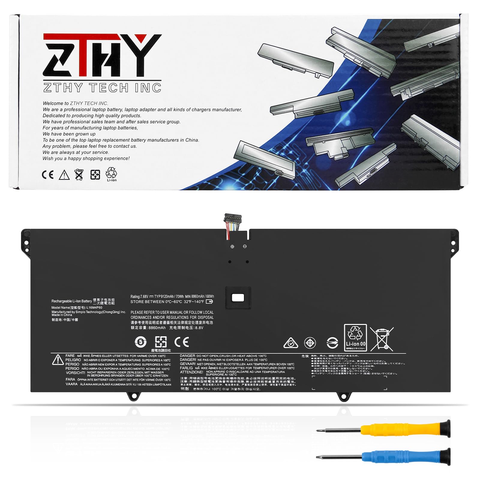 Amazon.com: L16M4P60 L16C4P61 Laptop Battery Replacement for