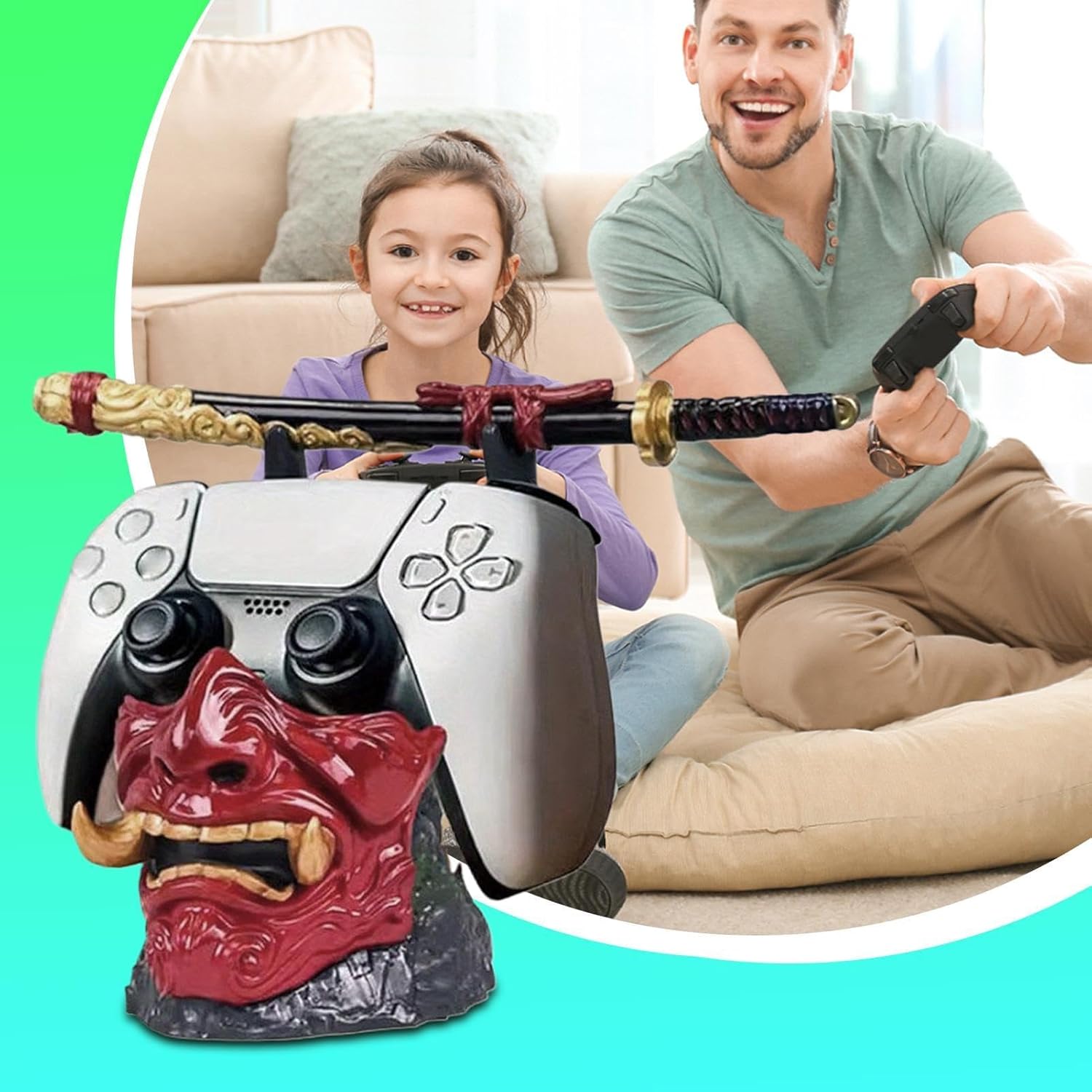 デスク用コントローラーマウント - コントローラーホルダーデスクマウント | 子供部屋やリビング ベッドルームでのディスプレイアクセ