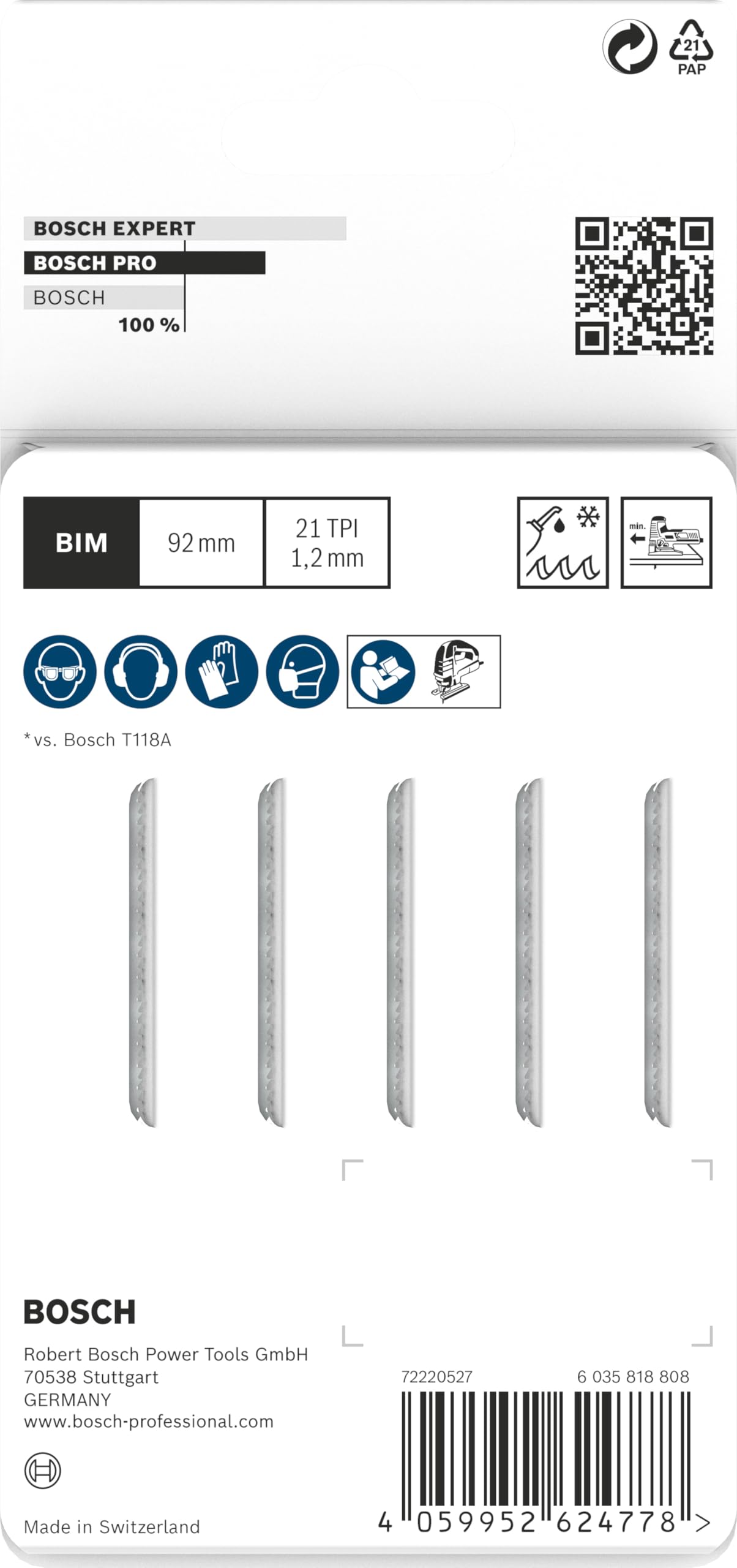 BOSCH ジグソーブレードT121AFC 10セット 50本 BOSCH ジグソーブレードT121AFC 10セット 50本