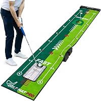 SAPLIZE Golfozó Putting Mat Pályajelzéssel Többféle Edzésmóddal Beltéri Kültéri 1
