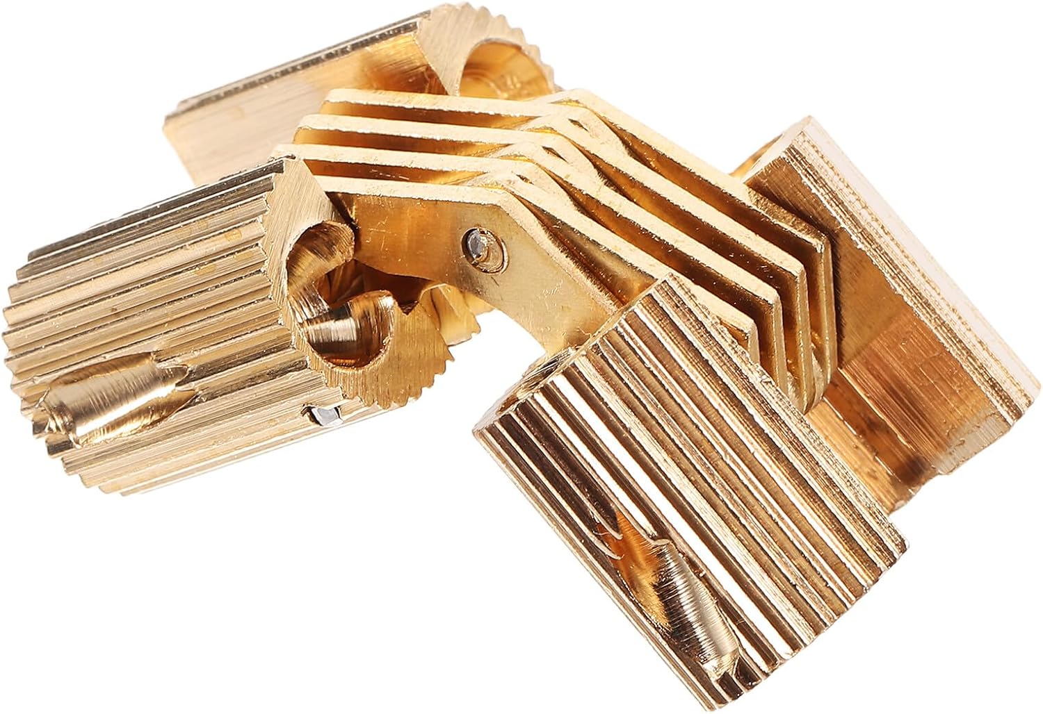 Oval Copper Concealed Hinge for Wardrobe and Small Wooden Chest