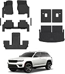 All Weather Car Floor Mats for Ford F150/F-150 2015-2025 SuperCrew Cab (Includes 22-24 Lightning Models), TPE Rubber Floor Liners Anti-Slip Full Set Automotive Mats for 2025 Ford F-150 Accessories