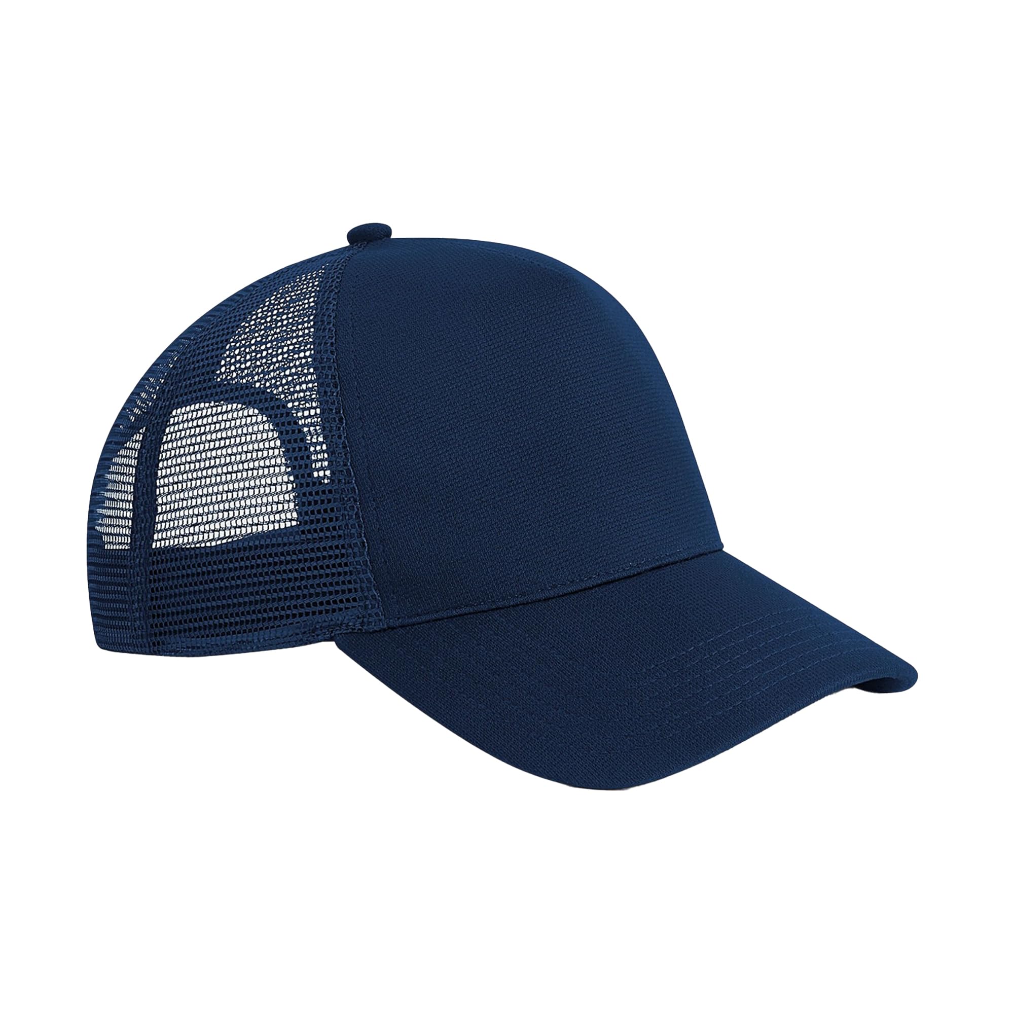 Beechfield B642 Microknit Snapback Trucker French Navy