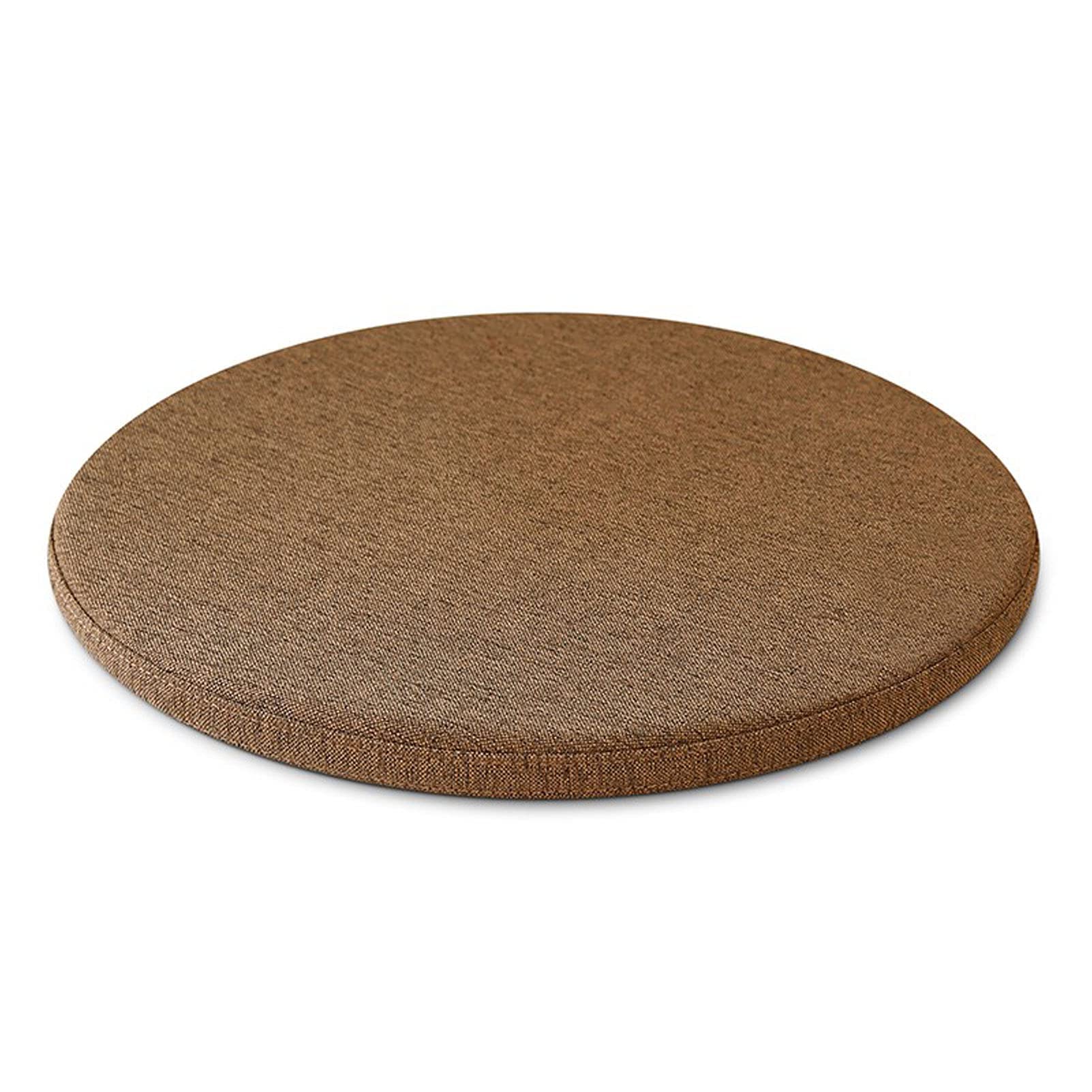 Coussin de siege rond 35x35 cm pour chaise de salle a manger et jardin